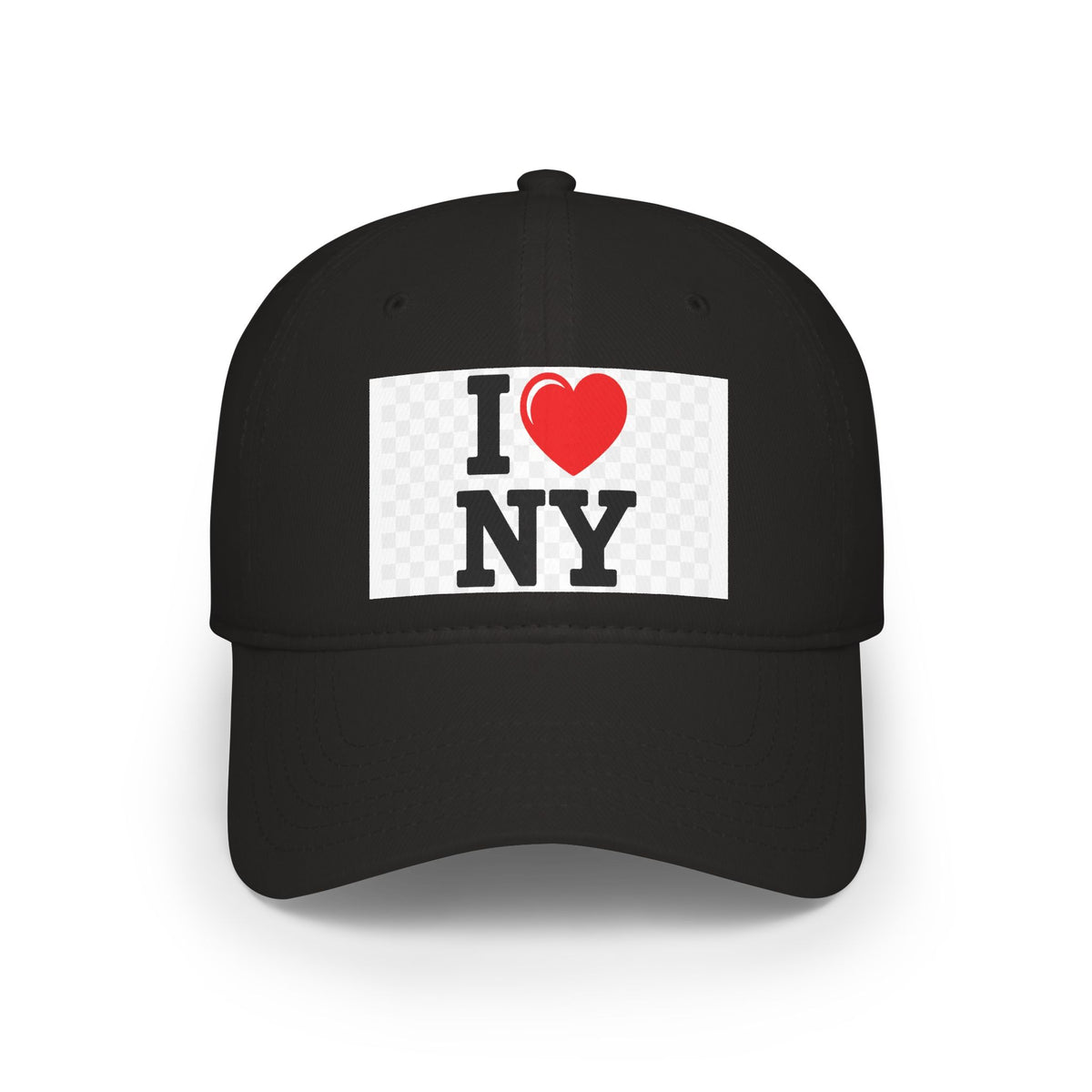 I  NY Red Low Profile Baseball Cap — Classic New York City Souvenir
