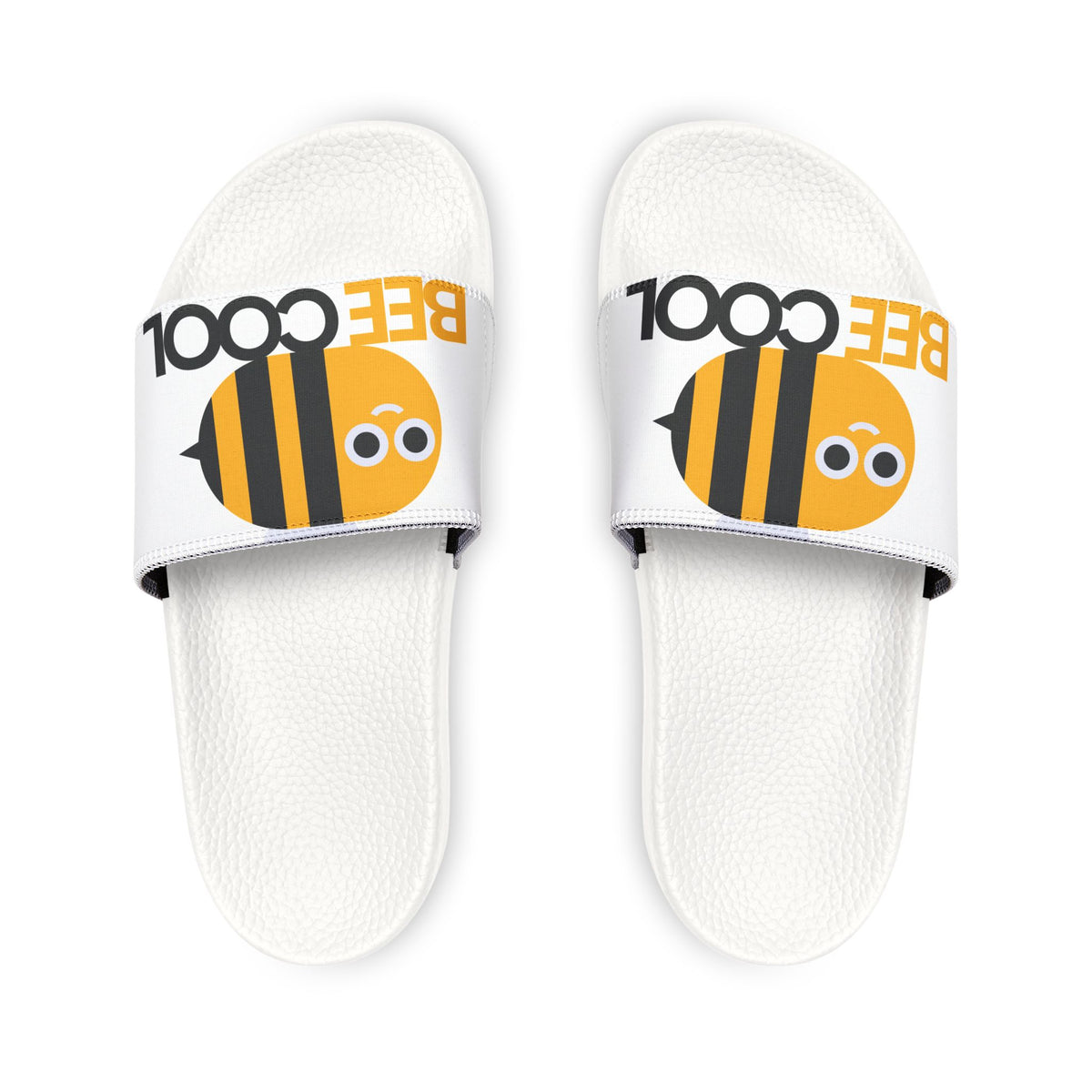 Bee Cool Youth Slides — Kids Removable-Strap Sandals