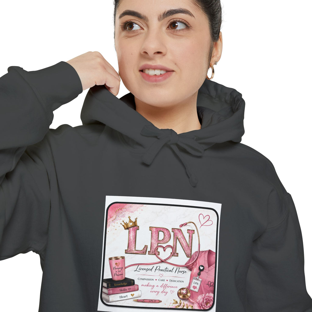 LPN Nurse Hoodie - Licensed Practical Nurse Graphic Pullover