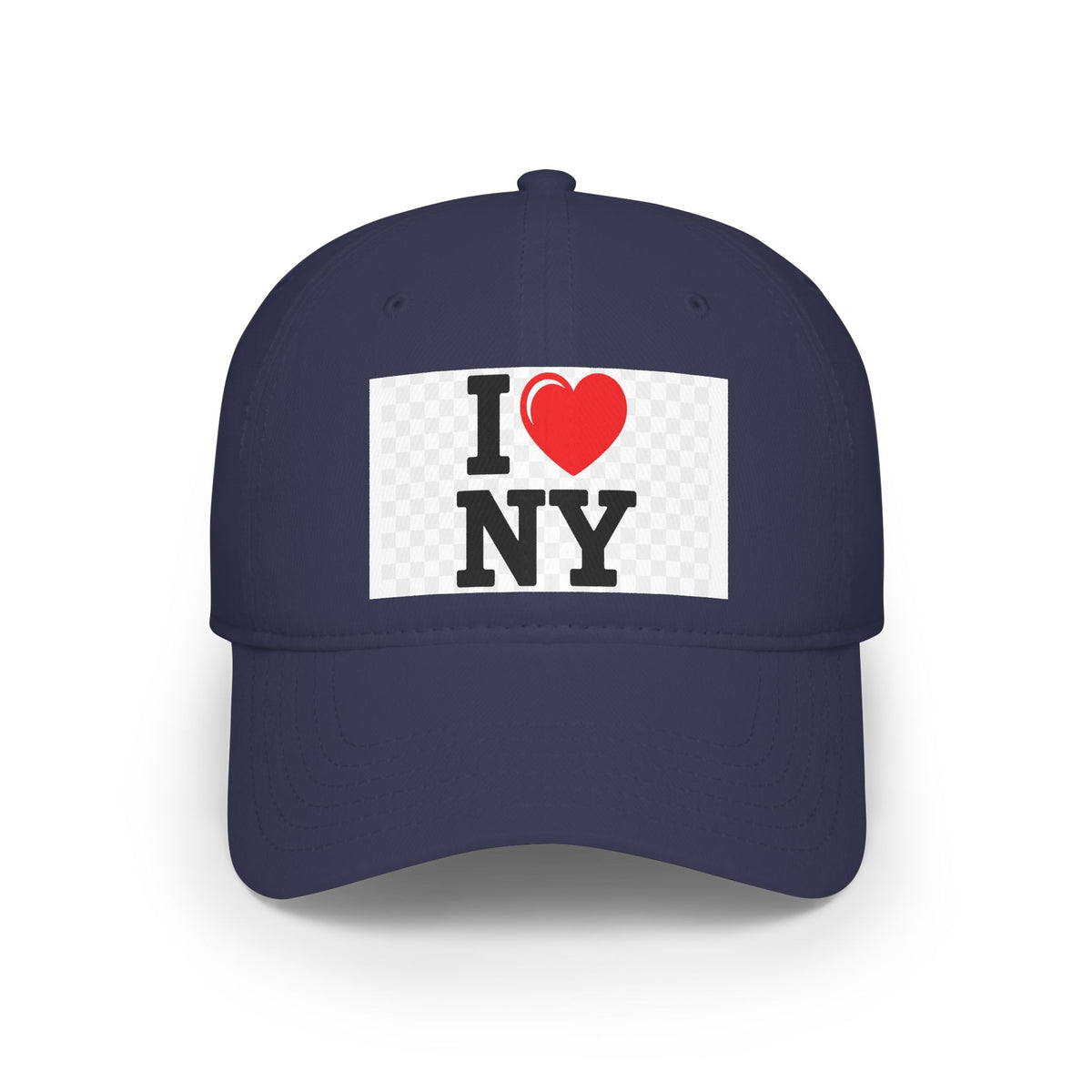 I  NY Red Low Profile Baseball Cap — Classic New York City Souvenir