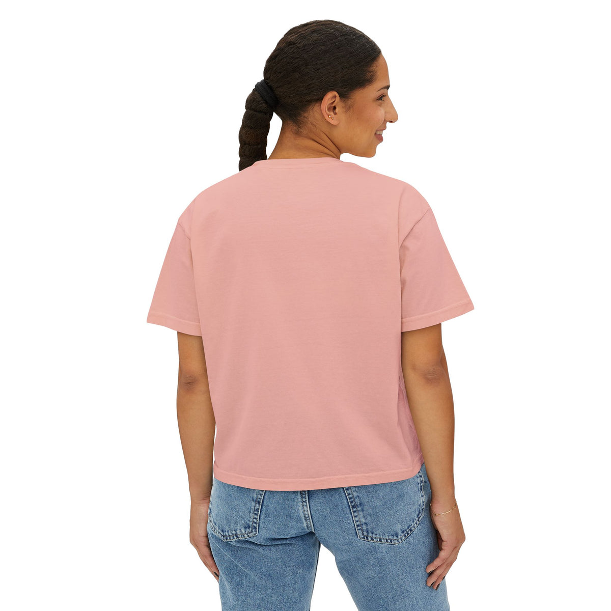 Money Stack Women's Boxy Tee — Graphic 'MONEY' Dollar Sign Design