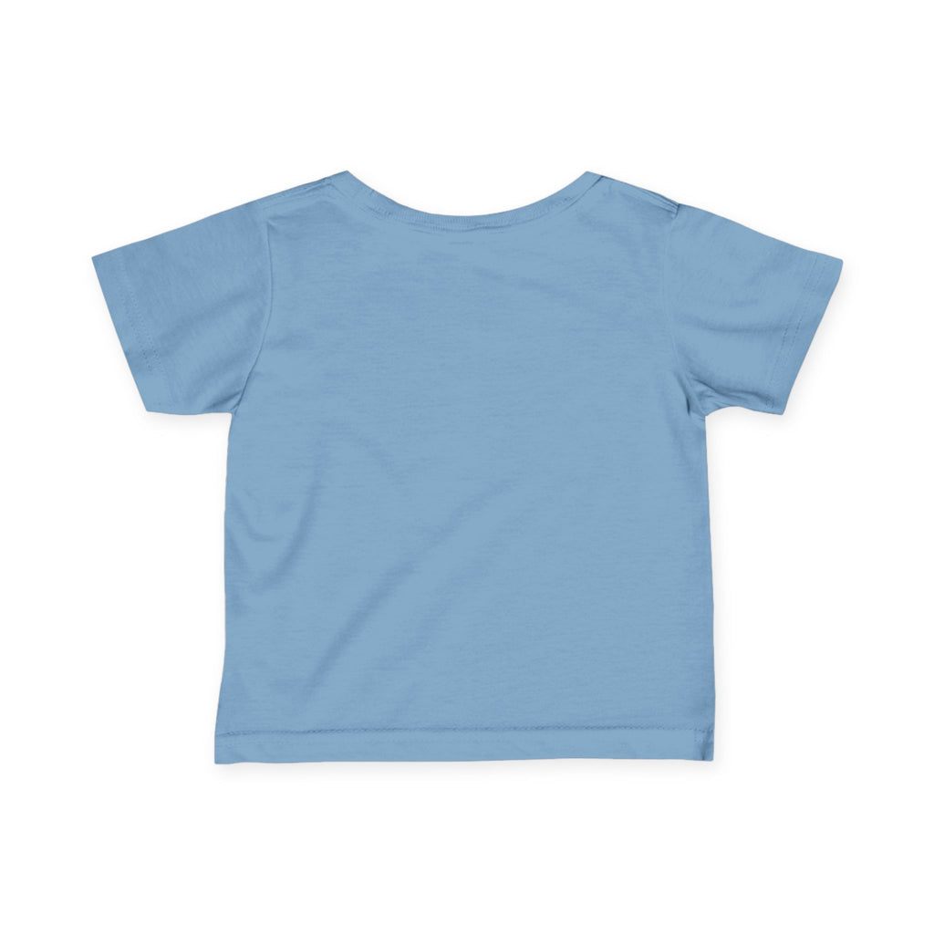Infant Birthday Tee — Colorful Balloons & Cake Baby T‑Shirt