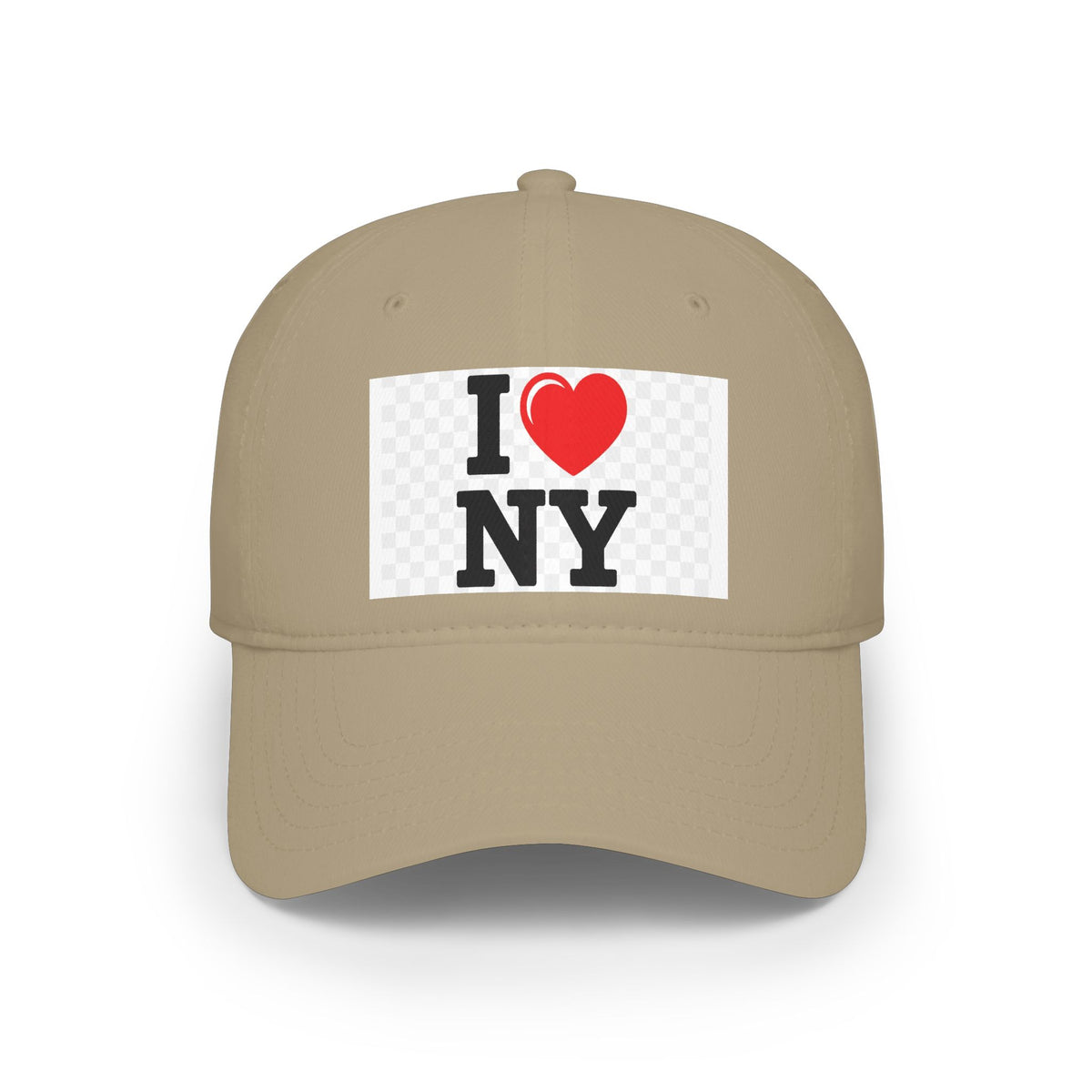 I  NY Red Low Profile Baseball Cap — Classic New York City Souvenir