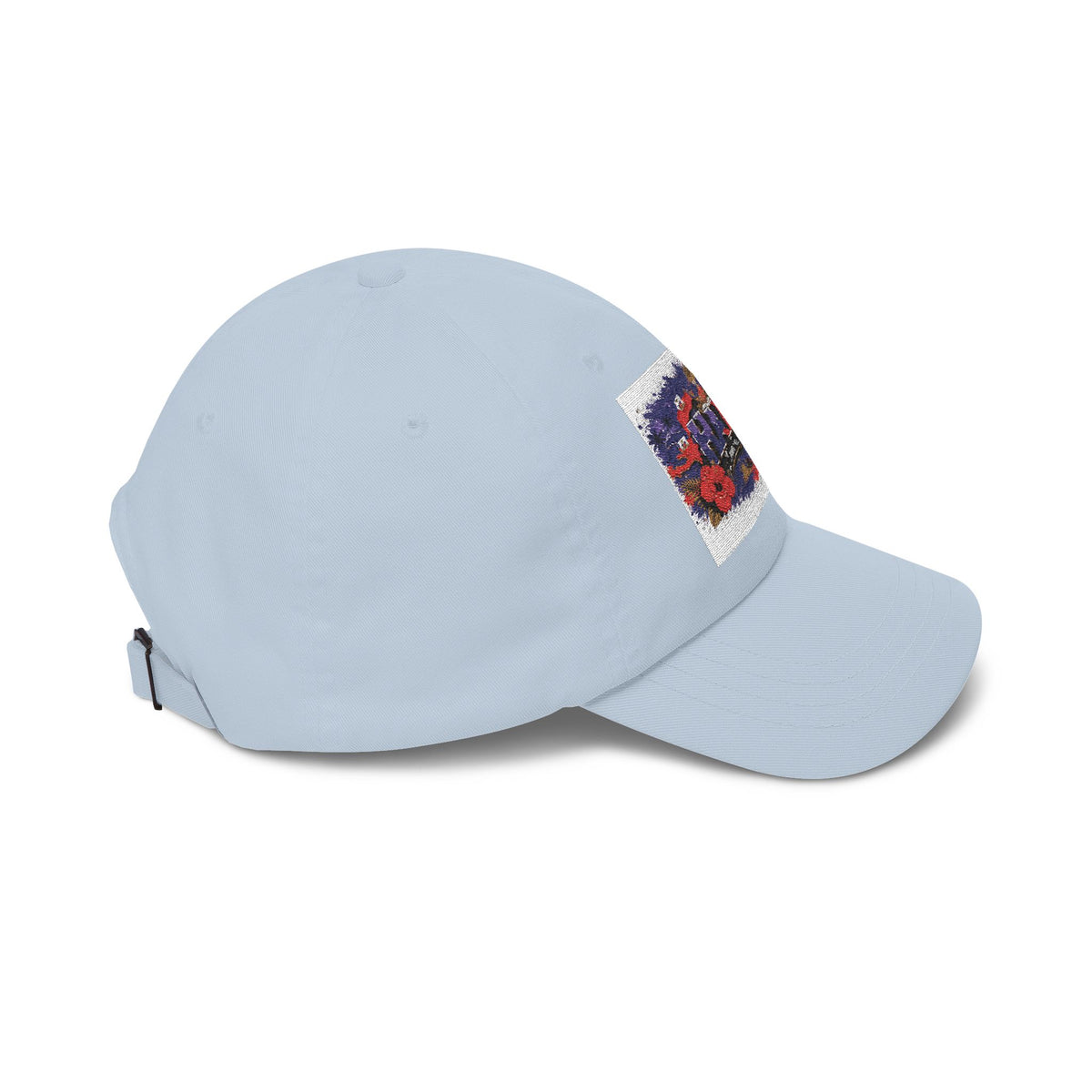 Haiti Floral Patch Dad Cap — Vintage Travel Baseball Hat