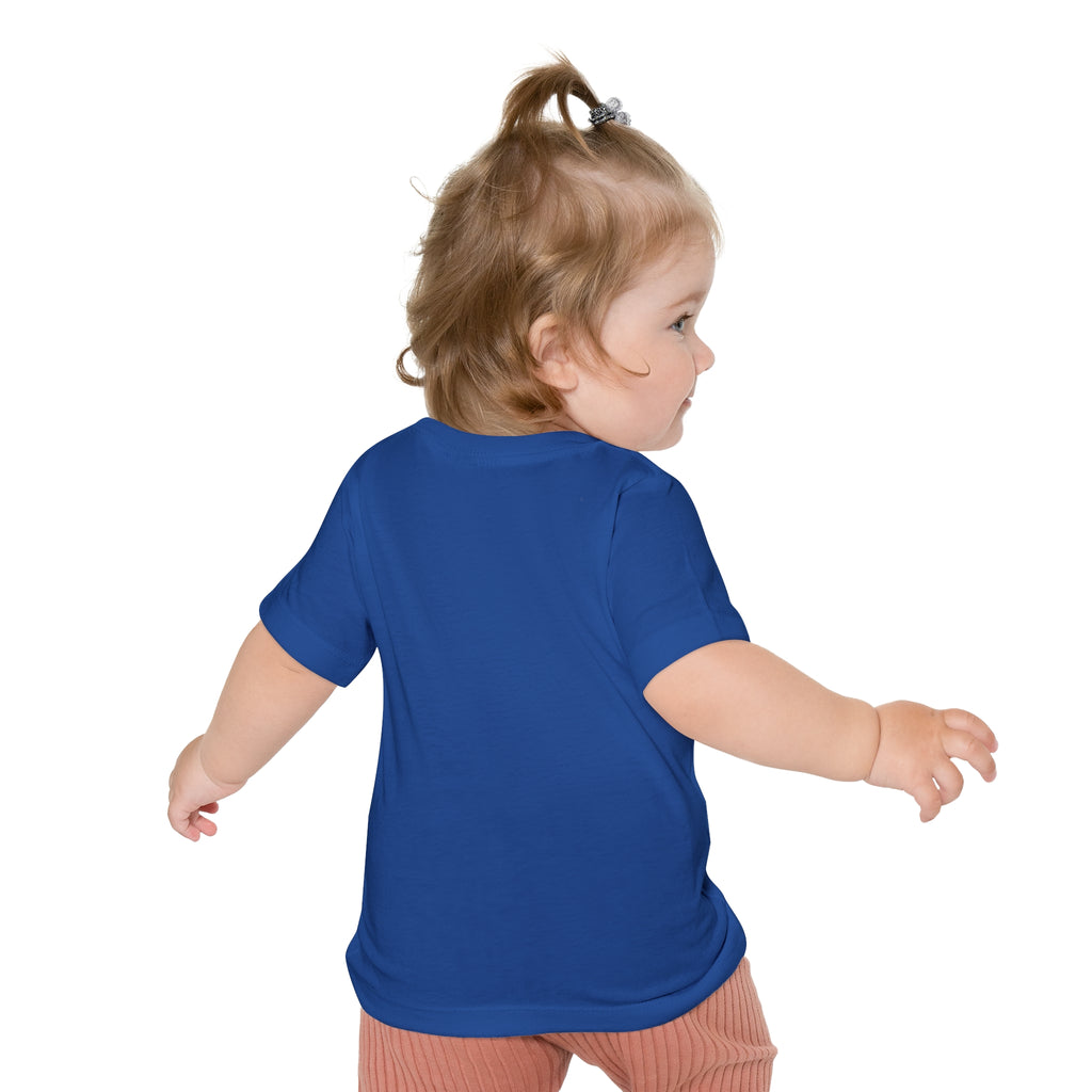1st Birthday Baby T-Shirt — Blue Balloons & Cake First Birthday Tee
