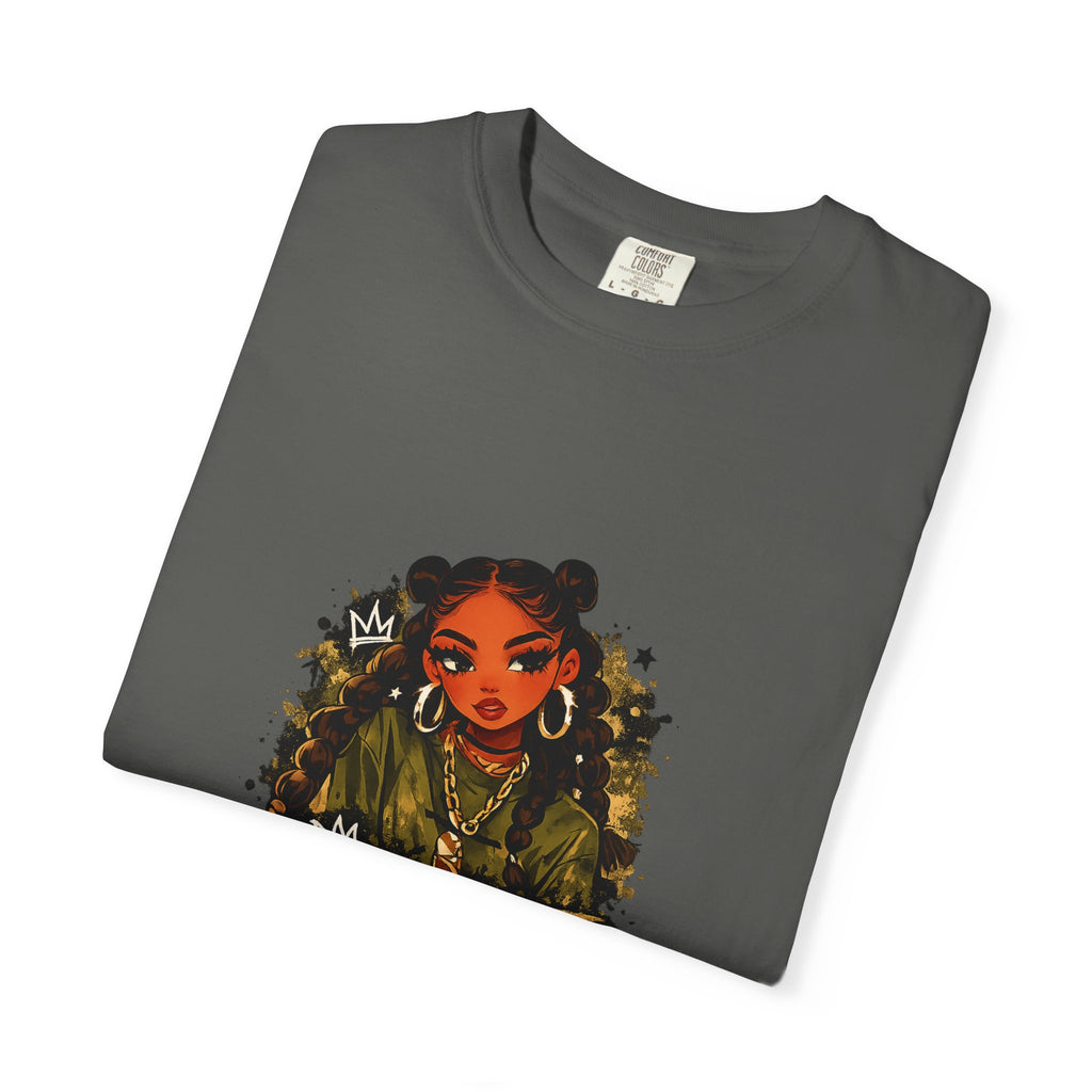 Savage Street Art T‑Shirt — Bold Graphic Female Portrait Tee