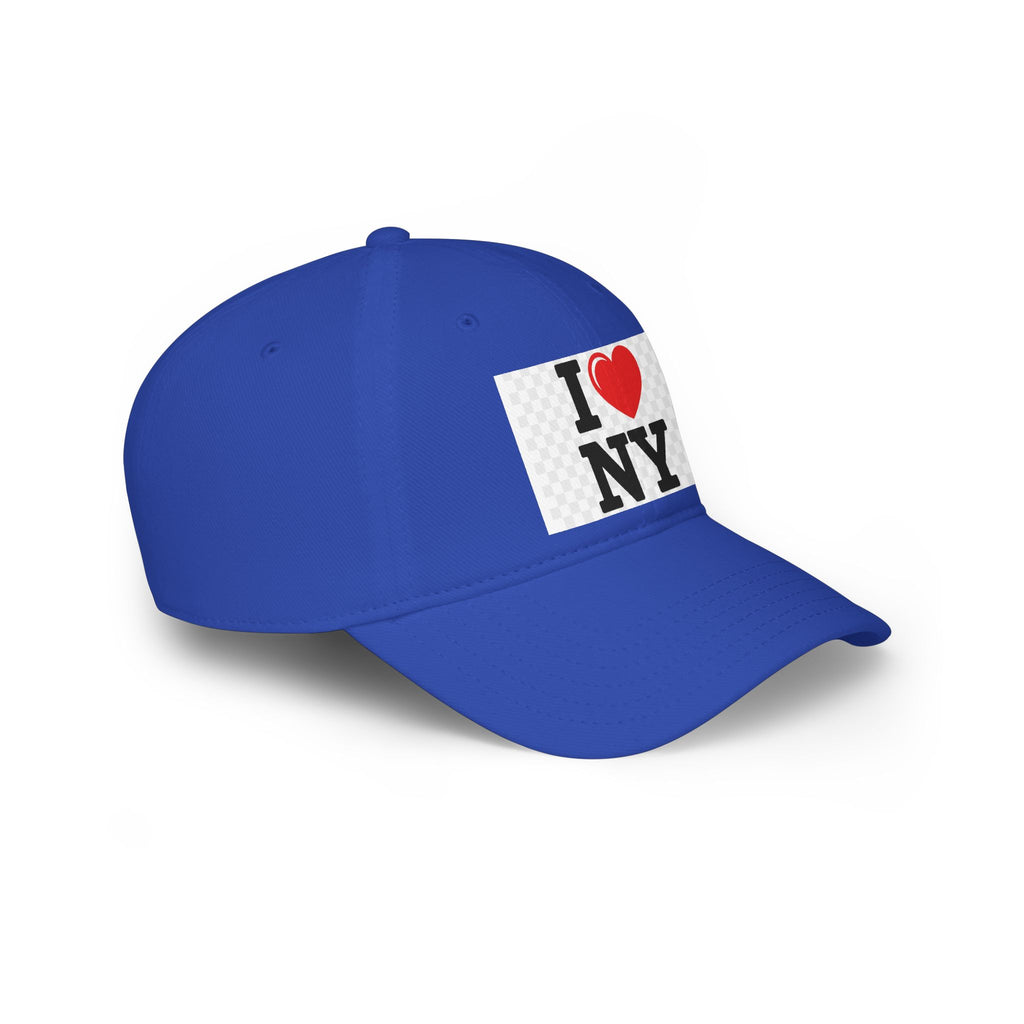 I  NY Red Low Profile Baseball Cap — Classic New York City Souvenir