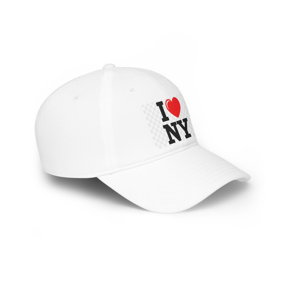 I  NY Red Low Profile Baseball Cap — Classic New York City Souvenir