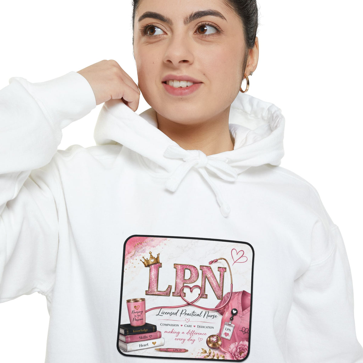 LPN Nurse Hoodie - Licensed Practical Nurse Graphic Pullover
