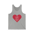 Heart Quote Tank Top — "You Are Literally The Only Person I Like" Romantic Valentine’s Tank