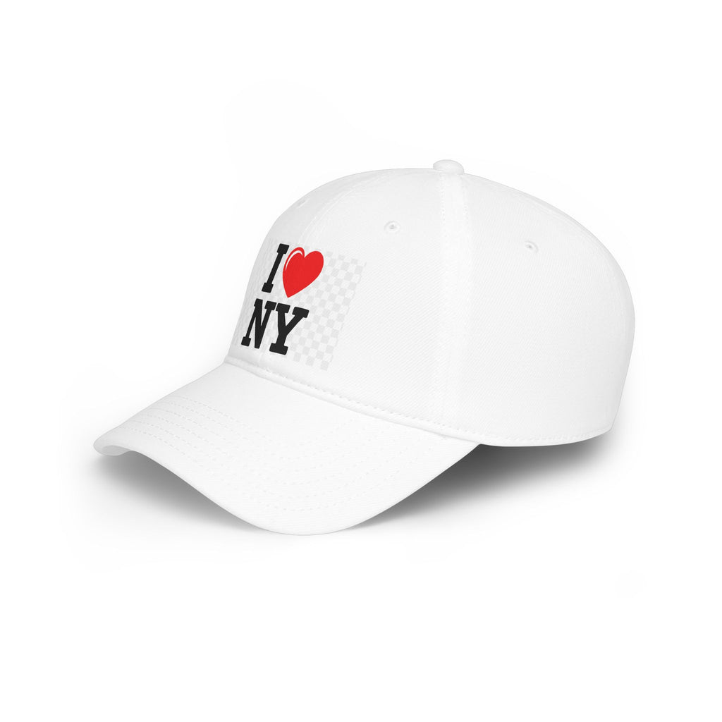 I  NY Red Low Profile Baseball Cap — Classic New York City Souvenir