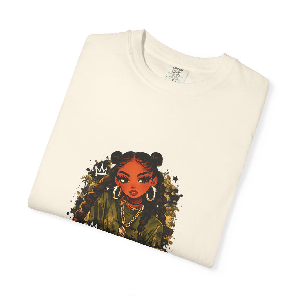 Savage Street Art T‑Shirt — Bold Graphic Female Portrait Tee